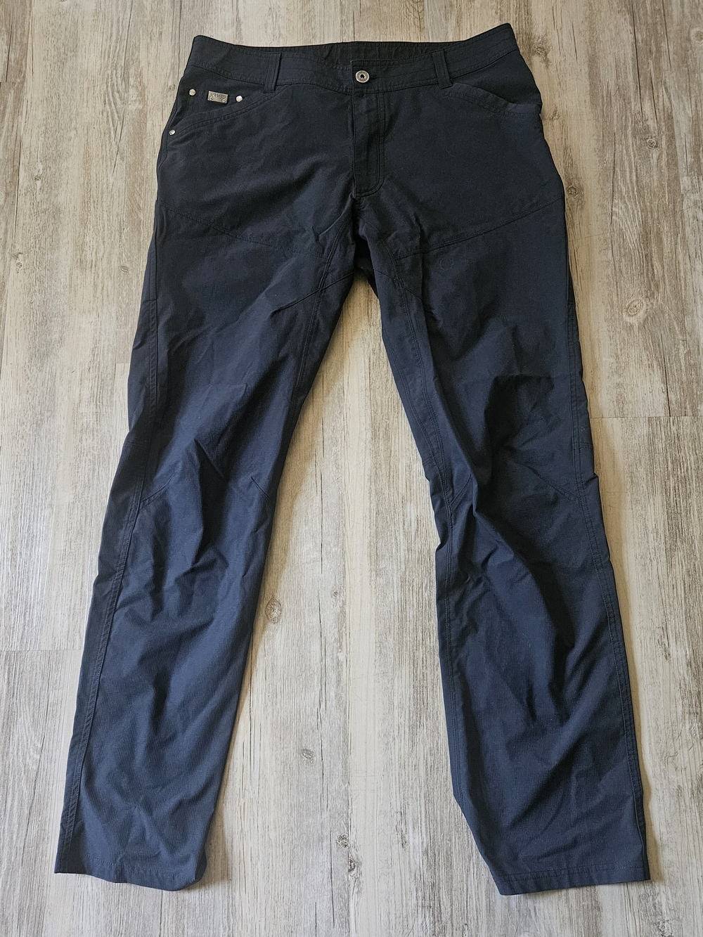 Kuhl Men's Black Silencr Ripstop Hiking Outdoor Performance Chino Pants 36x34